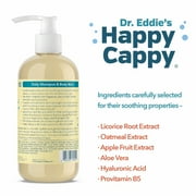 Dr. Eddie's Happy Cappy Daily Shampoo & Body Wash for Dry, Itchy, Sensitive, Eczema-Prone Skin, 8 oz