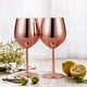 thumbnail image 2 of Copa de vino de acero inoxidable (juego de 4) irrompible y portátil para eventos al aire libre, incluidos viajes, camping y piscina, el mejor regalo para los amantes del vino (rosa, 2 of 5