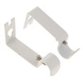 thumbnail image 5 of 2 of 2Pcs Adjustable Metal Curtain Pole Rod Wall Bracket Hook Holder White, 5 of 8