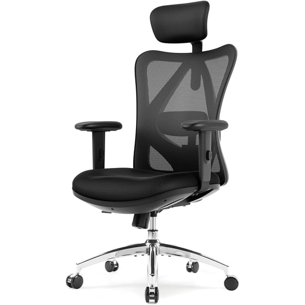 Ergonomic Office Chair, Big and Tall Office Chair, Adjustable Headrest