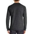 thumbnail image 5 of IROINNID Discount Long Sleeve Shirts for Men Leisure Beefy Muscle Basic Solid Pure Color Blouse Tee Shirt Top,Dark Gray, 5 of 5