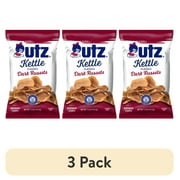 (3 pack) Utz Kettle Classics Dark Russets Potato Chips, Gluten-Free, 7.5 oz Bag