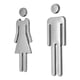 thumbnail image 2 of 4xMan & Woman Letrero de Calcomanías de licencia + Oro, 2 of 9