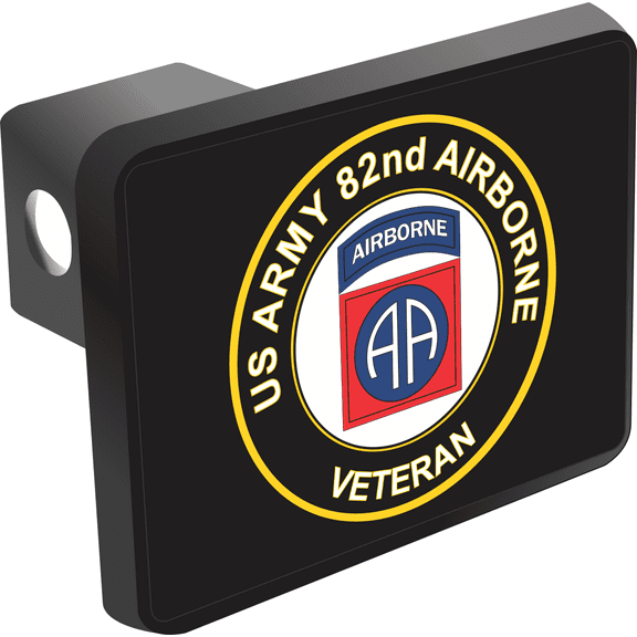 U.S. Army 82nd Airborne Veteran Hitch Cover