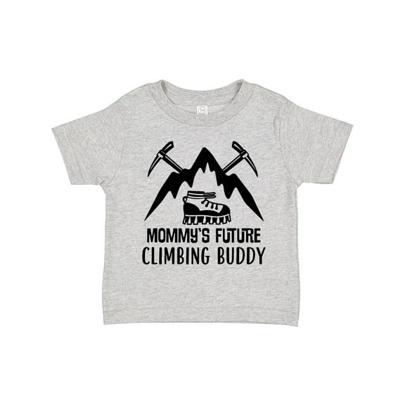 Inktastic Rock Climber Mommy Climbing Buddy Boys or Girls Toddler T-Shirt