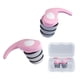 thumbnail image 3 of 1 Par Tapones para Los Oídos Silicona Con Succión Ruido Resistentes Al Dormir Nadar) Rojo Y Rosa, 3 of 8