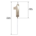 thumbnail image 3 of asddcavvf Birthday Number Candle 3D Shape Birthday Candle Decoration Birthday Cake Candle, 3 of 8