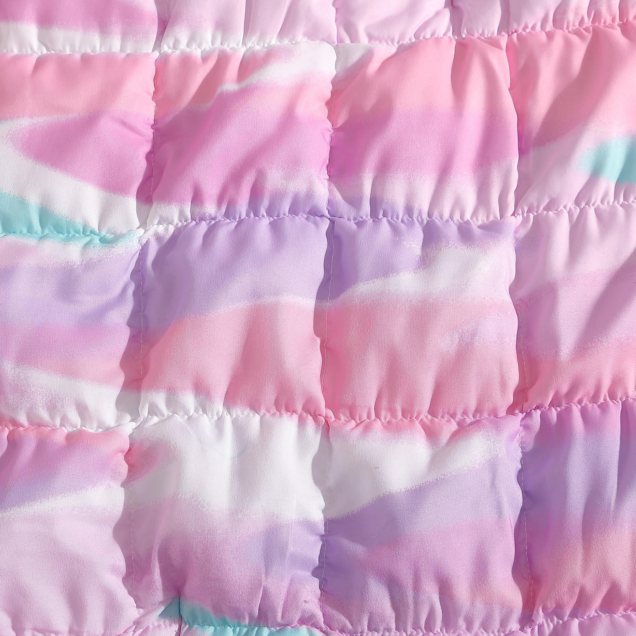Staci Swirl Pink 3-Piece Soft Embellished Microfiber Comforter Set - Twin