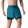 thumbnail image 3 of LINGLANG Two Layer Athletic Shorts for Women, Flowy Running Shorts with Secure Inner Liner, Lightweight Workout Gym Shorts for Sports & Tennis, 3 of 5