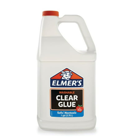 Elmer's Liquid School Glue, Clear, Washable, 1 Gallon - Great for Making (Best Glue For Polyurethane)