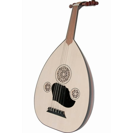 Mid-East Turkish Oud Black and Mahogany w/ Gig Bag *Blemished OUDTB-1