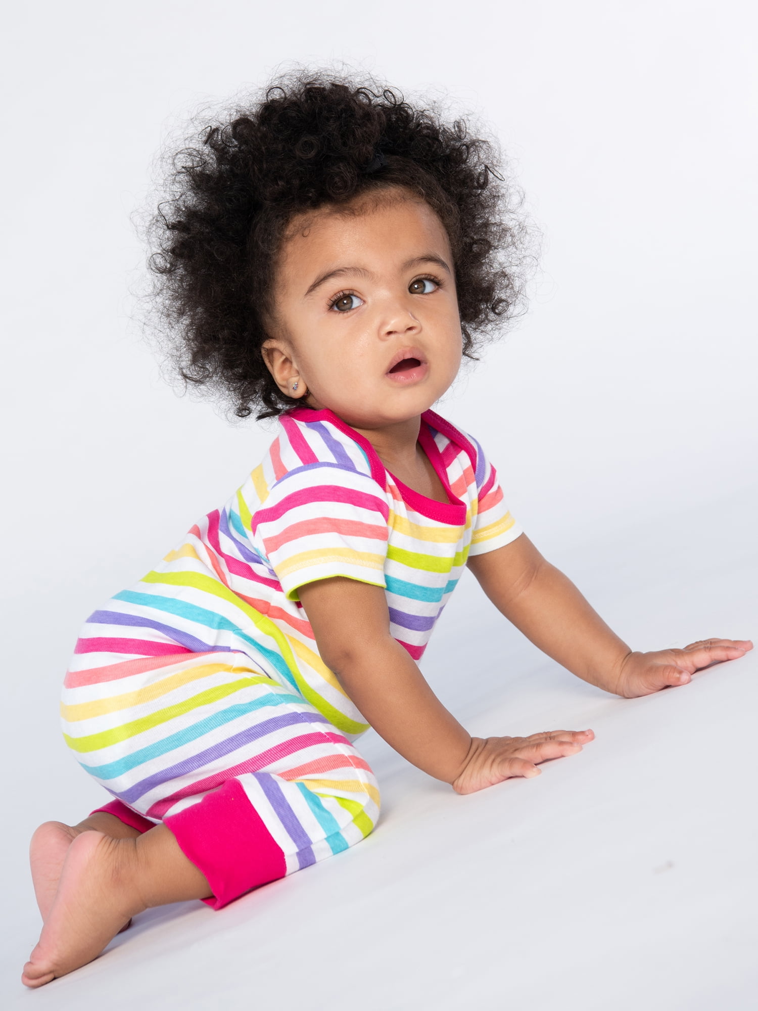 Little Star 100% Cotton 2 Pack Baby Girl Sleep N Play