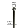 thumbnail image 2 of Tungsten vanadium cutter, round, 2 pcs., Ø 15/64", 2 of 2