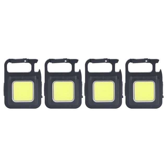 Luz de trabajo con llavero COB recargable Jadeshay 1000 Lúmenes 4 juegos