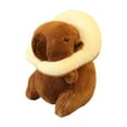 thumbnail image 3 of Llavero de peluche de capibara con colgante encantador para bolso o coche. Estilo B, 3 of 9