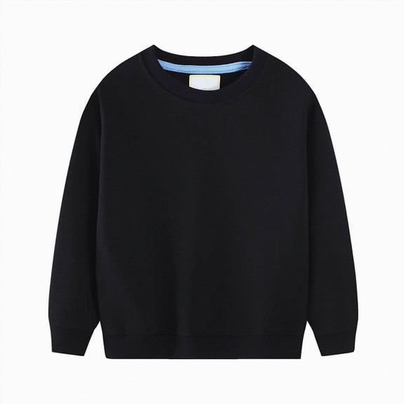 Boys Sweatshirts Fleece Cotton Boys Long Sleeve Shirts Crewneck Kids Sweatshirts Soft Pullover Tops for Kids for 6-12 Months 12-24 Months 2T 3T 4T 5T 6T 7T 8T 9T Children 6 Years