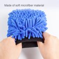 thumbnail image 1 of Guantes Limpieza para Coche Chenilla Toalla Accesorios () Azul, 1 of 8