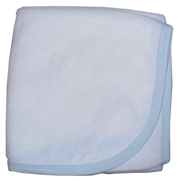 Bambini Baby Boys Blue Printed Terry Hooded Infant Bath Towel Bulk