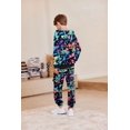thumbnail image 5 of Arshiner Boys Sweatsuit Color Blocking Pullover Sweatshirt and Camouflage Pants Boys Fall Outfits, 5 of 6