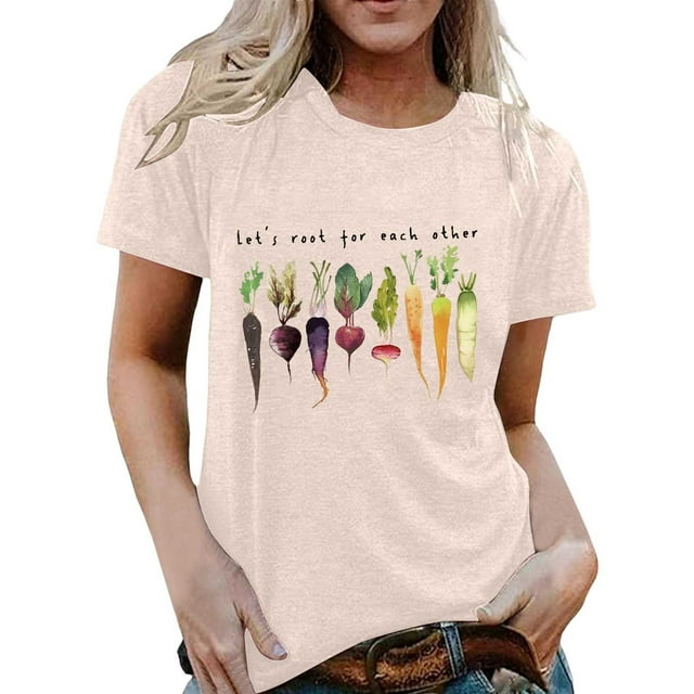 VJATTWR T-Shirt Surdimensionné Femme Décontracté T-Shirts pour Femmes Manches Courtes Col Rond Imprimé Graphique Tenue Décontractée pour le Confort et le Style au Quotidien TG