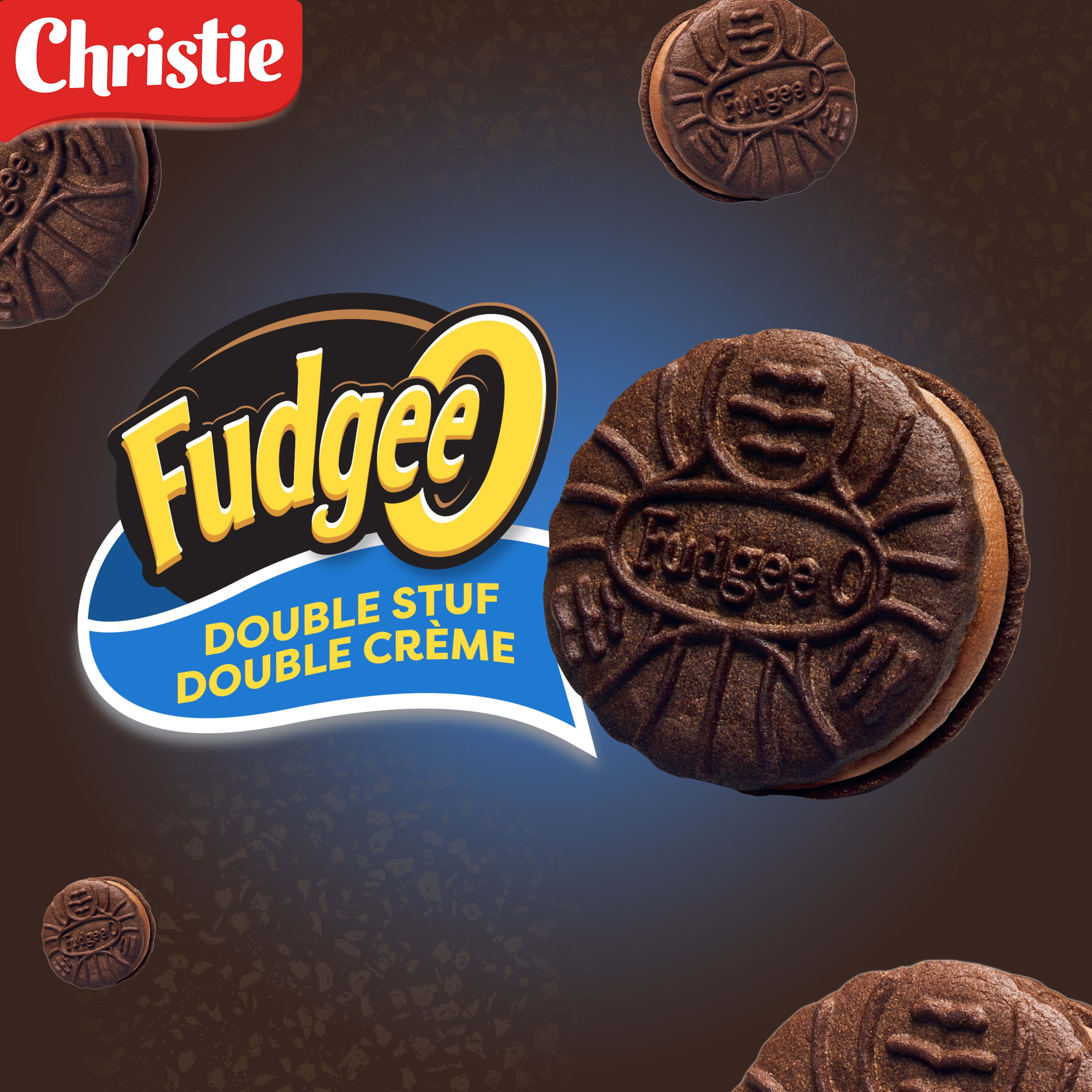 Fudgee-O Double Stuf Crème Filled Sandwich Cookies, 303 g