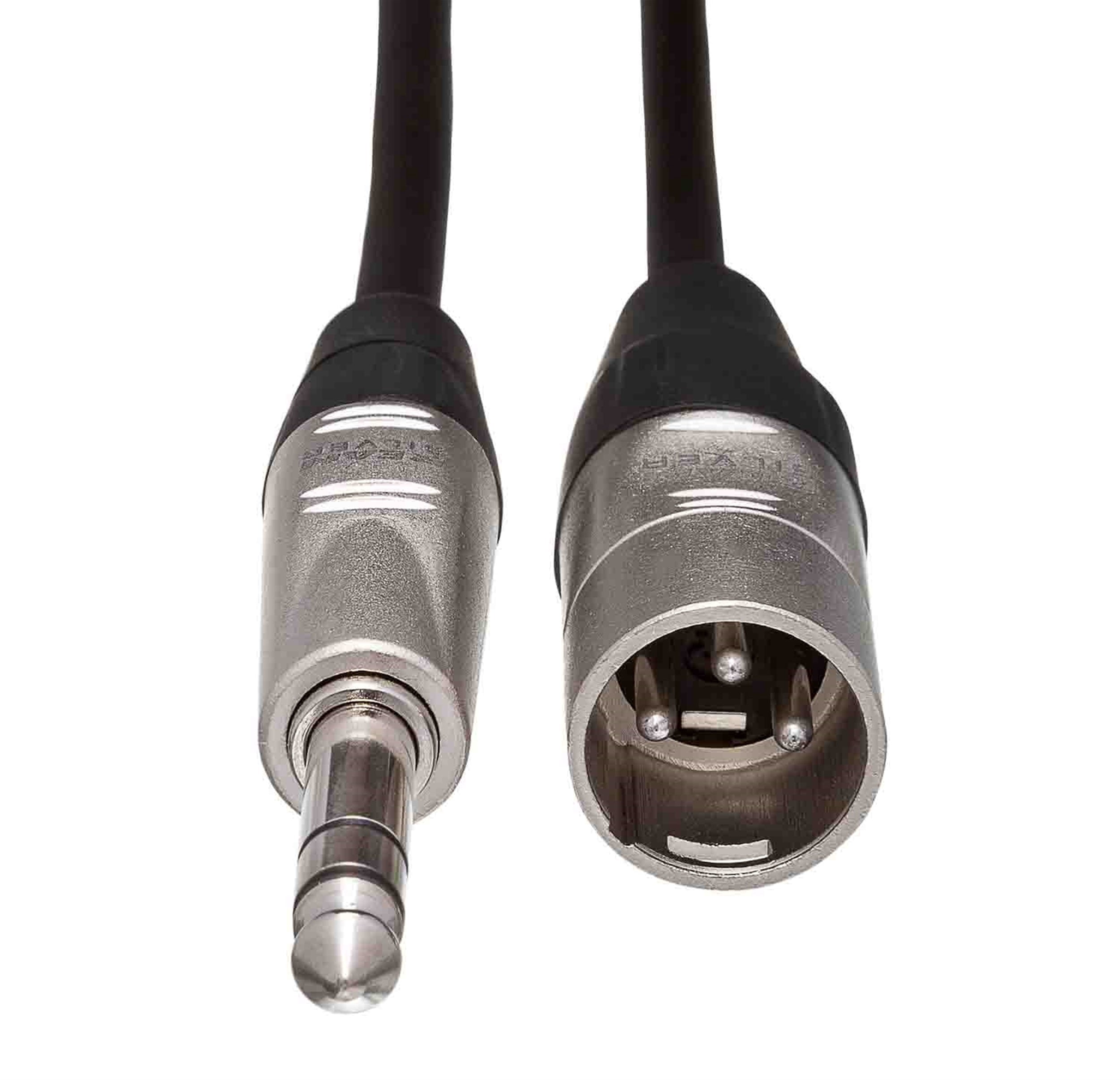 2 Hosa HSX-020 1/4" TRS to XLR3M Pro Balanced Interconnect Cable 20 Feet