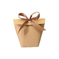 thumbnail image 1 of Moyic Paquete de 12 Uds. De bolsas, caja de cartón personalizada, paquete de recuerdos para invitados con personalidad, bolsas para regalos Almacenamiento y organización del hogar Marrón Talla pequeña, 1 of 6
