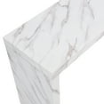 thumbnail image 6 of Furniture of America Glanz Faux Marble/Wood Counter Height Dining Table in White, 6 of 9