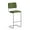 Green, variant on Pemberley Row Velvet Forest Bar Stool Strong Metal S-Frame 19"W x 19.5"D x 47"H Unassembled
