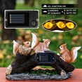 thumbnail image 3 of Solar Squirrel Garden Statue Figurines with LED Light Outdoor Sculptures for Patio, Lawn, Yard, Porch Weatherproof Light, 3 of 8