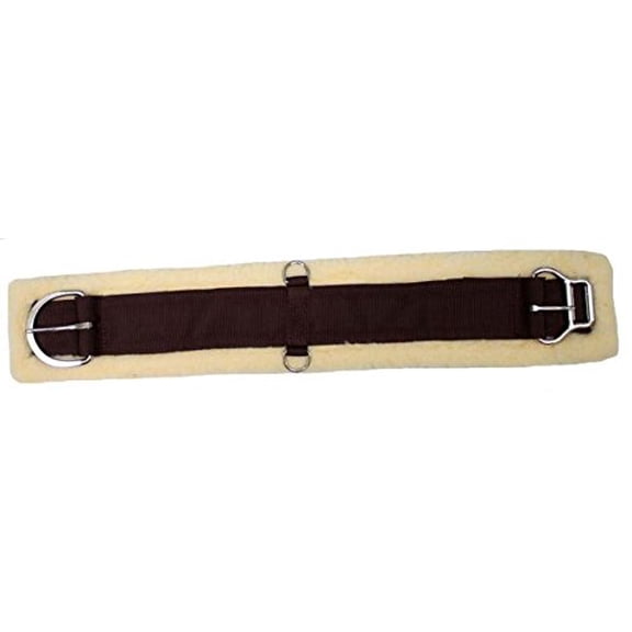 Showman Fleece Girth w/ Double Roller Buckle (28")