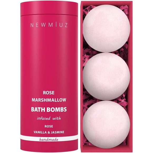Bomba de baño New Miuz Rose Vanilla con jazmín 300 ml x3