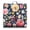 Boho Fl, variant on Vintage Ethnic Floor Cushion for Adults - Oversized Square Meditation Pillow with Boho Floral Design & Ergonomic Support