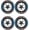 4*blue, variant on 4PCS 3D Tire Lettering Stickers, Waterproof Universal Wheel Decals for Car, Truck, SUV & Motorcycle, Raised Rubber Sidewall Letter Stickers, DIY Rim Exterior Decoration