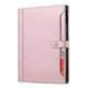 thumbnail image 2 of Funda de piel con tapa horizontal y doble pliegue con textura de becerro para iPad Pro 11 (2022/2021/2020), con marco para fotos, soporte, ranuras para tarjetas y billetera., 2 of 5
