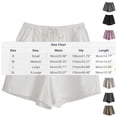 thumbnail image 2 of Byworldtasic Womens Shorts Casual Loose Elastic Drawstring Summer Beach Bermuda Pocketed Shorts, 2 of 4
