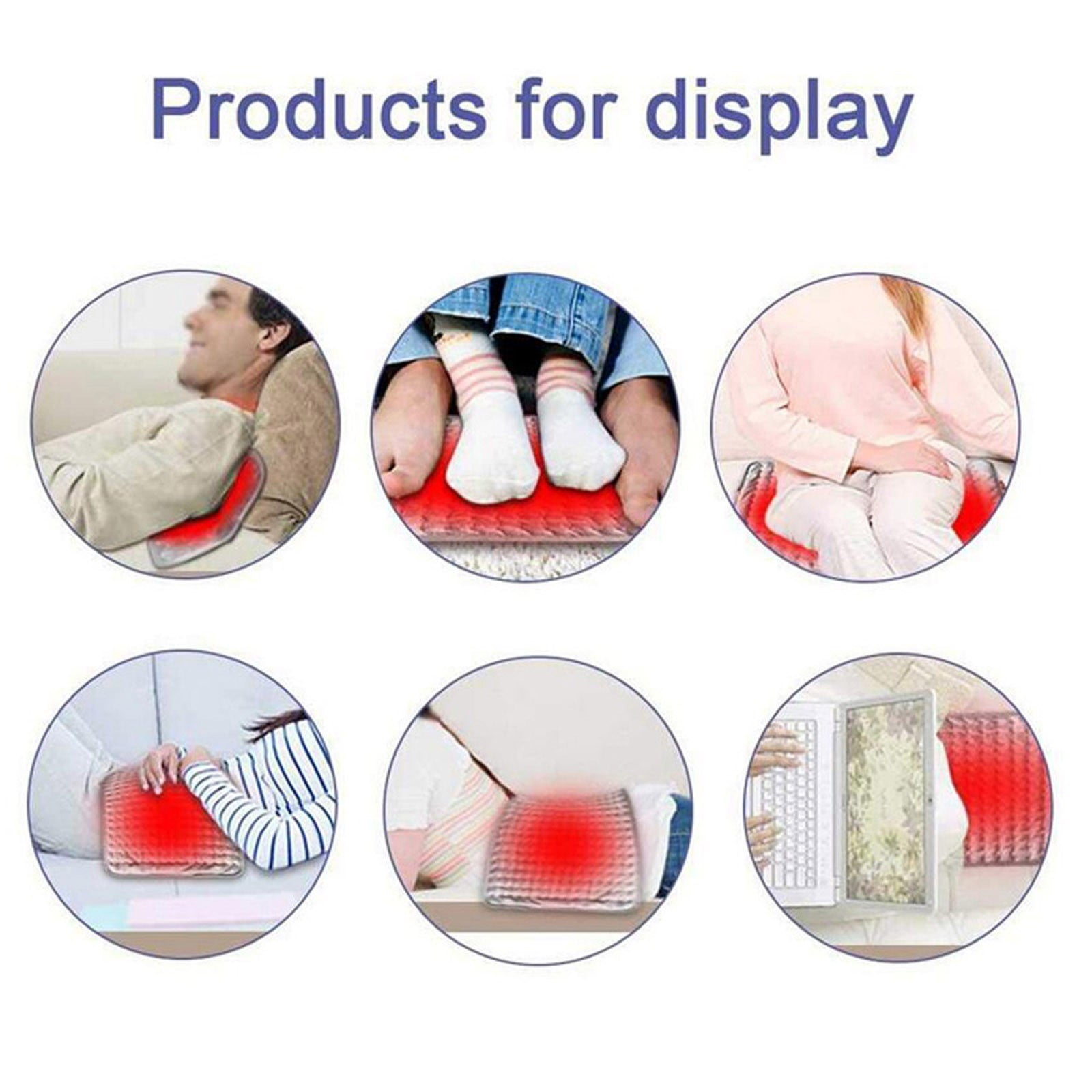 Electric Heating Pad for Body Pain Relief | 6 Heat Settings & 4-Timer Controller | Washable Fleece Heat Mat | 60x30cm | LED Indication | Fast Heating Warm Blanket | 75W Power | Long 2.1m Cable