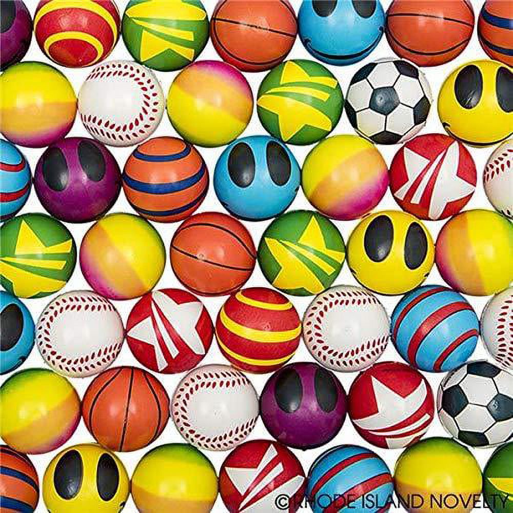 Rhode Island Novelty Stress Balls Bulk Value Assortment, 50 Pack Soft Therapeutic Assorted Stress Relief Squishy Hand Exercise & Therapy Ball Gift, Stocking Stuffers, & Party Favors Novelty & Gag Toys
