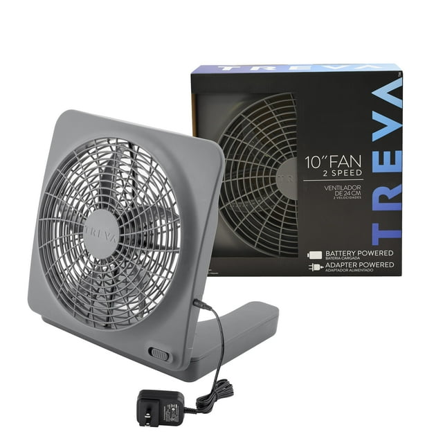 Ventilador portátil O2COOL Treva 10 pulgadas con batería