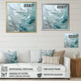thumbnail image 4 of Designart "Shimmering Silver" Abstract Landscape Canvas Wall Art, 4 of 5