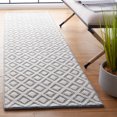 thumbnail image 3 of SAFAVIEH Vermont Thurstan Geometric Wool Runner Rug, Ivory/Blue, 2'3" x 8', 3 of 9