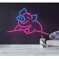 thumbnail image 2 of Glowneon Cute Pig Neon Signs, Animal Wall Decor, Restaurant Decor, 2 of 4