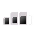 thumbnail image 1 of Opolski 4Pcs Universal Mobile Phone SIM to Micro/Standard Card Adapter Converter, 1 of 7