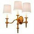 thumbnail image 2 of Meyda 148901 22 in. Toby 3 Light Wall Sconce, Brass Tint, 2 of 2