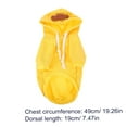 thumbnail image 2 of OUNONA Yellow Banana Pet Party Clothes Comfortable Dog Coat for Special Events, 2 of 8