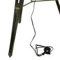 thumbnail image 4 of DecMode 63" 4 Light Vintage Fan Brown Floor Lamp with Black Metal Shade, 4 of 8