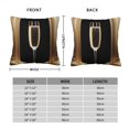 Champagne Decorative pillowcase, pillow cover, outdoor cushion cover