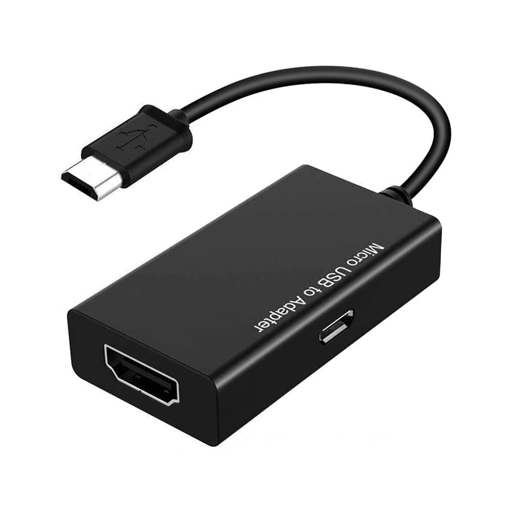 Burgerschap Technologie Overvloed MHL Micro USB to HDMI Adapter Cable 1080P HDTV for Samsung S2/ Nitro HD,  Only for Specific Device Models - Walmart.com