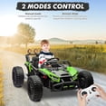 thumbnail image 5 of Yeshouse 24V Kids Ride on UTV, Electric Powered Toddler Ride on Toy Car with Remote Control, LED Lights, MP3 Player, Bluetooth, Green, 5 of 7