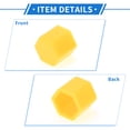 thumbnail image 5 of Unique Bargains 1 Set Silicone 17mm Outer Wheel Lug Nut Bolt with Removal Clamp Yellow, 5 of 7